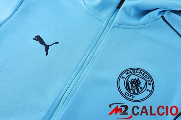 Tuta Calcio - Giacca A Vento Manchester City Blu 2025/2026