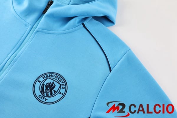 Tuta Calcio - Giacca A Vento Manchester City Blu 2025/2026