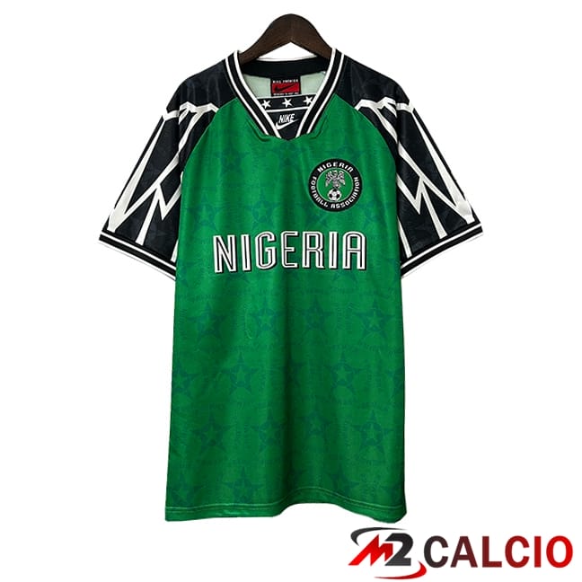 Maglie Calcio Personalizzate,Tute Calcio Squadre,Maglia Nazionale Italiana Calcio | Maglie Calcio Nigeria Retro Prima 1994/1995