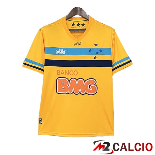 Maglie Calcio Personalizzate,Tute Calcio Squadre,Maglia Nazionale Italiana Calcio | Maglie Calcio Cruzeiro Retro Portiere Arancia 2014/2015