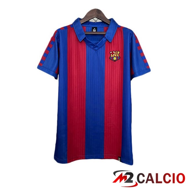 Maglie Calcio Personalizzate,Tute Calcio Squadre,Maglia Nazionale Italiana Calcio | Maglie Calcio FC Barcellona Retro Prima Blu Rosso 1991-1992