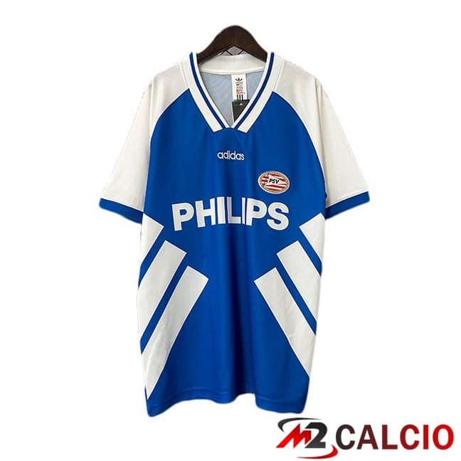 Maglie Calcio Personalizzate,Tute Calcio Squadre,Maglia Nazionale Italiana Calcio | Maglie Calcio PSV Eindhoven Retro Seconda Bianco Blu 1994