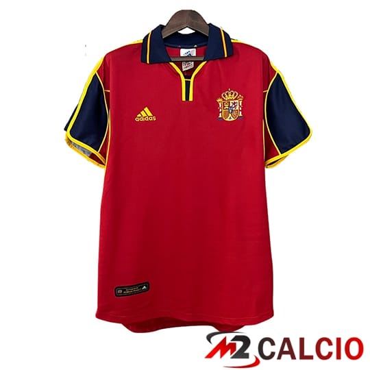 Maglie Calcio Personalizzate,Tute Calcio Squadre,Maglia Nazionale Italiana Calcio | Maglie Calcio Spagna Retro Prima 2000