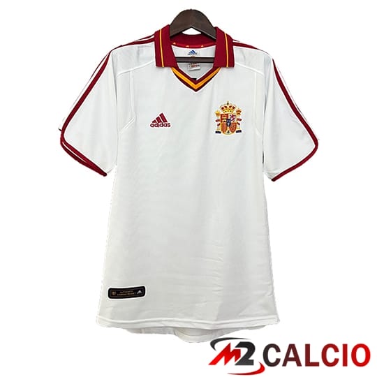 Maglie Calcio Personalizzate,Tute Calcio Squadre,Maglia Nazionale Italiana Calcio | Maglie Calcio Spagna Retro Seconda 2000