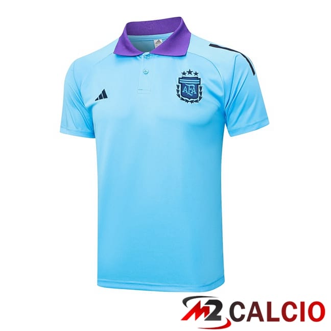Maglie Calcio Personalizzate,Tute Calcio Squadre,Maglia Nazionale Italiana Calcio | Maglia Polo Argentina Blu 2025/2026