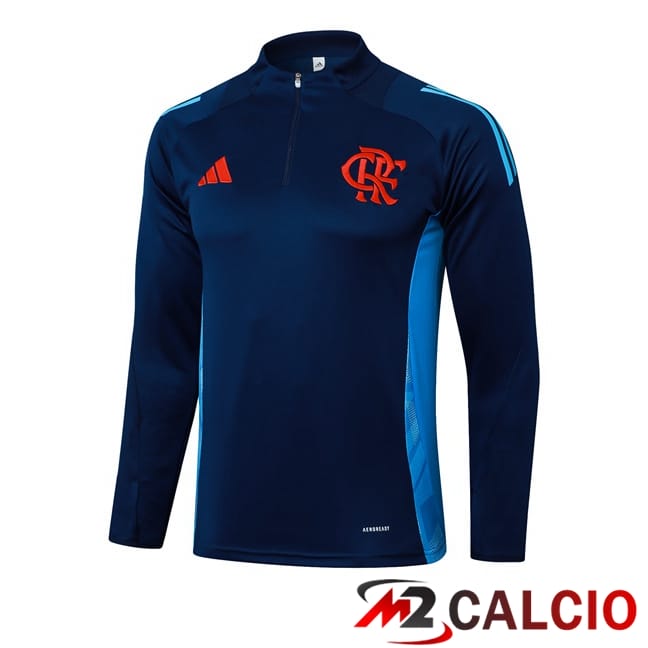 Maglie Calcio Personalizzate,Tute Calcio Squadre,Maglia Nazionale Italiana Calcio | Felpa Allenamento Flamengo Blu Reale 2025/2026
