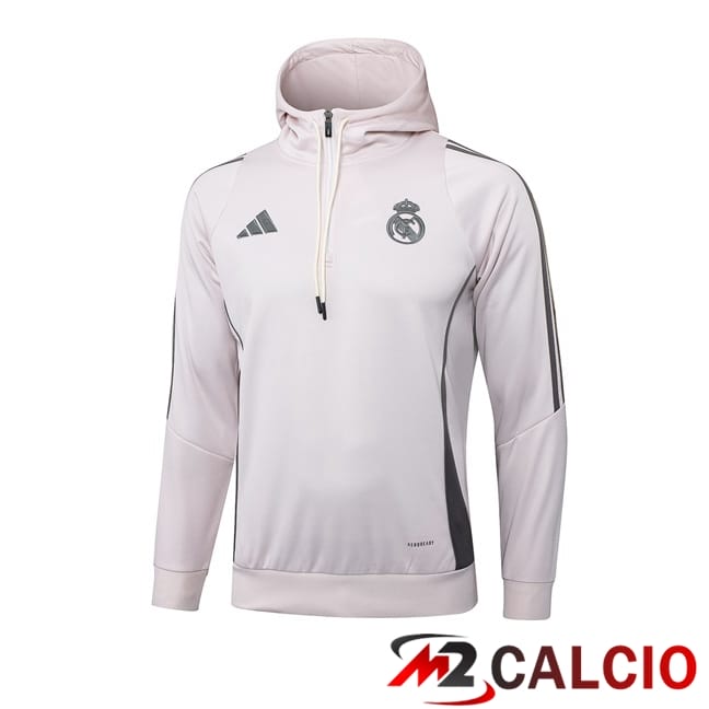 Maglie Calcio Personalizzate,Tute Calcio Squadre,Maglia Nazionale Italiana Calcio | Felpa Con Cappuccio Real Madrid Rosa 2025/2026