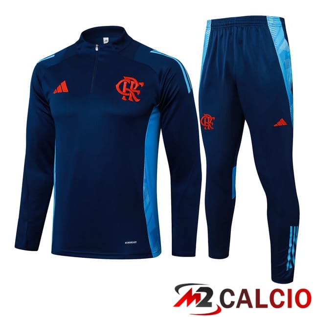 Maglie Calcio Personalizzate,Tute Calcio Squadre,Maglia Nazionale Italiana Calcio | Insieme Tuta Calcio Flamengo Blu Reale 2025/2026