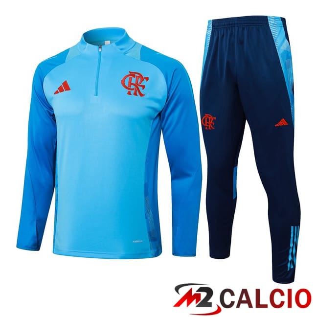 Maglie Calcio Personalizzate,Tute Calcio Squadre,Maglia Nazionale Italiana Calcio | Insieme Tuta Calcio Flamengo Blu 2025/2026