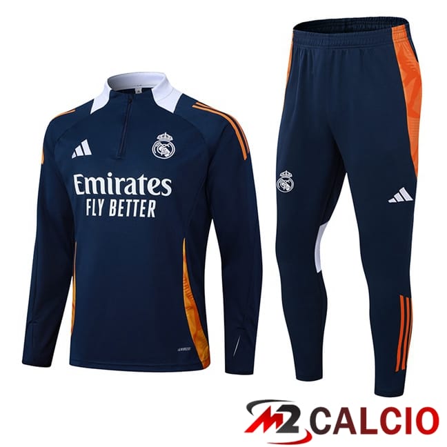 Maglie Calcio Personalizzate,Tute Calcio Squadre,Maglia Nazionale Italiana Calcio | Insieme Tuta Calcio Real Madrid Blu Reale 2025/2026