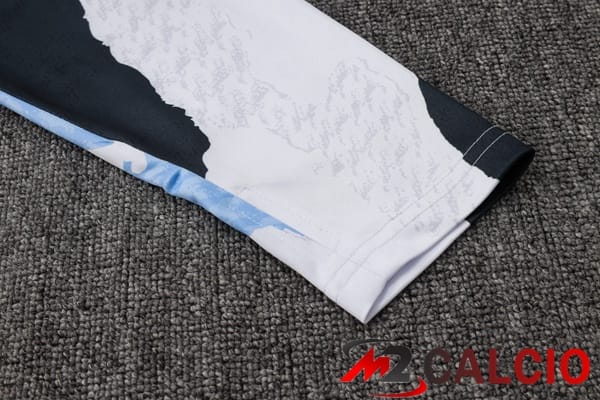Insieme Tuta Calcio Real Madrid Bianco Giallo 2025/2026