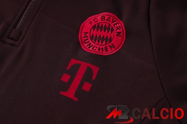 Tuta Calcio - Felpa Con Cappuccio Bayern Monaco Rosso 2025/2026