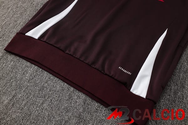 Tuta Calcio - Felpa Con Cappuccio Bayern Monaco Rosso 2025/2026