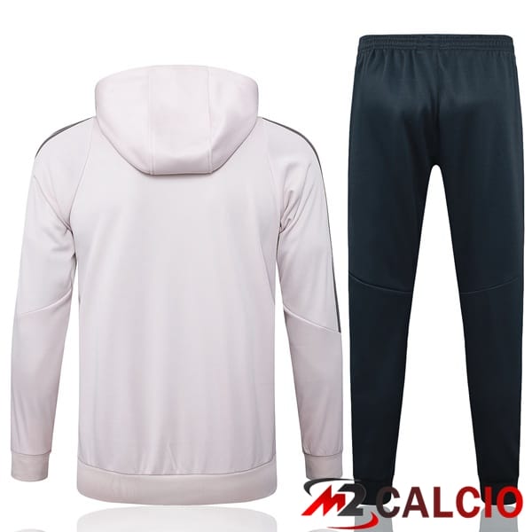 Tuta Calcio - Felpa Con Cappuccio Real Madrid Rosa 2025/2026