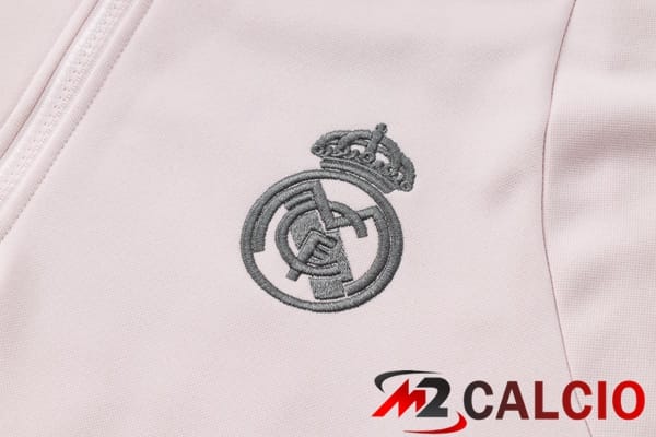 Tuta Calcio - Felpa Con Cappuccio Real Madrid Rosa 2025/2026