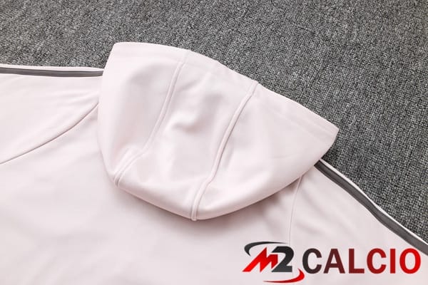 Tuta Calcio - Felpa Con Cappuccio Real Madrid Rosa 2025/2026