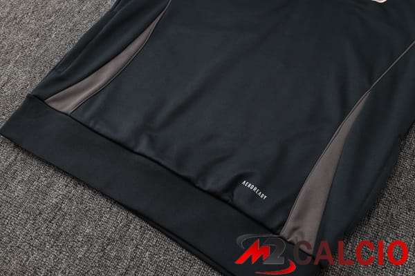 Tuta Calcio - Felpa Con Cappuccio Real Madrid Nero Rosa 2025/2026