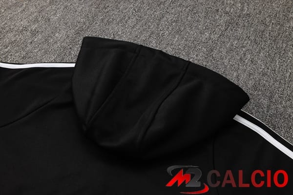 Tuta Calcio - Felpa Con Cappuccio Real Madrid Nero 2025/2026