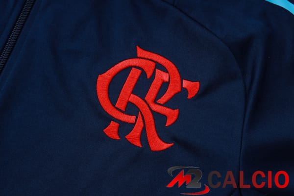 Insieme Tuta Calcio - Giacca Flamengo Blu Reale 2025/2026