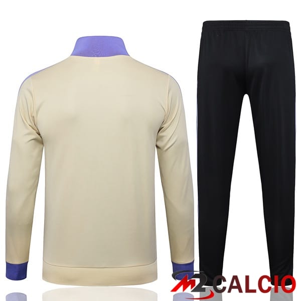 Insieme Tuta Calcio - Giacca Real Madrid Giallo 2025/2026
