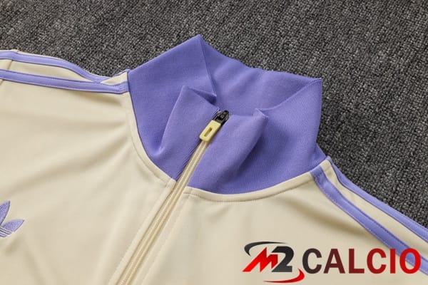 Insieme Tuta Calcio - Giacca Real Madrid Giallo 2025/2026