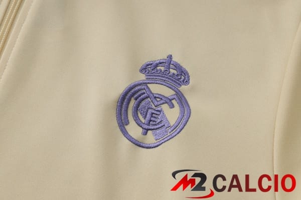 Insieme Tuta Calcio - Giacca Real Madrid Giallo 2025/2026