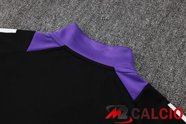 Insieme Tuta Calcio - Giacca Real Madrid Nero 2025/2026