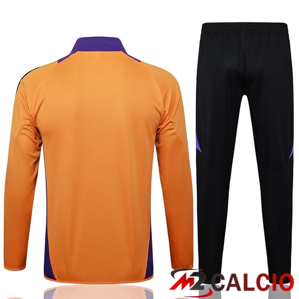 Insieme Tuta Calcio - Giacca Real Madrid Arancia 2025/2026