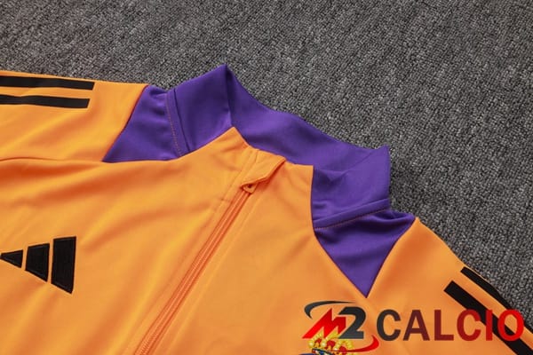 Insieme Tuta Calcio - Giacca Real Madrid Arancia 2025/2026
