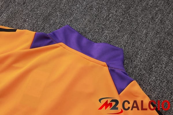 Insieme Tuta Calcio - Giacca Real Madrid Arancia 2025/2026