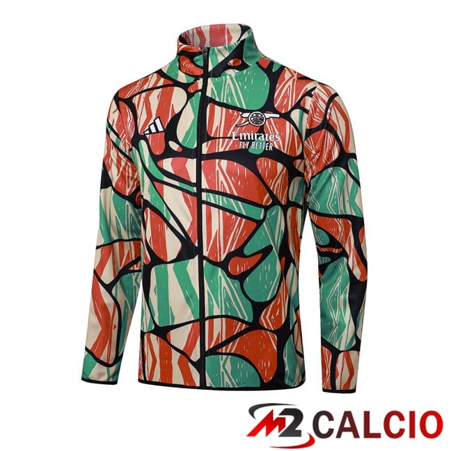 Maglie Calcio Personalizzate,Tute Calcio Squadre,Maglia Nazionale Italiana Calcio | Giacca Calcio Arsenal Rosso Verde 2025/2026
