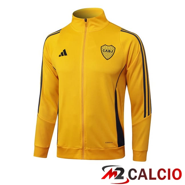 Maglie Calcio Personalizzate,Tute Calcio Squadre,Maglia Nazionale Italiana Calcio | Giacca Calcio Boca Juniors Giallo 2025/2026