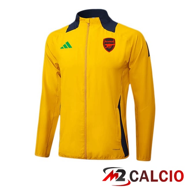 Maglie Calcio Personalizzate,Tute Calcio Squadre,Maglia Nazionale Italiana Calcio | Giacca Calcio Arsenal Giallo 2025/2026