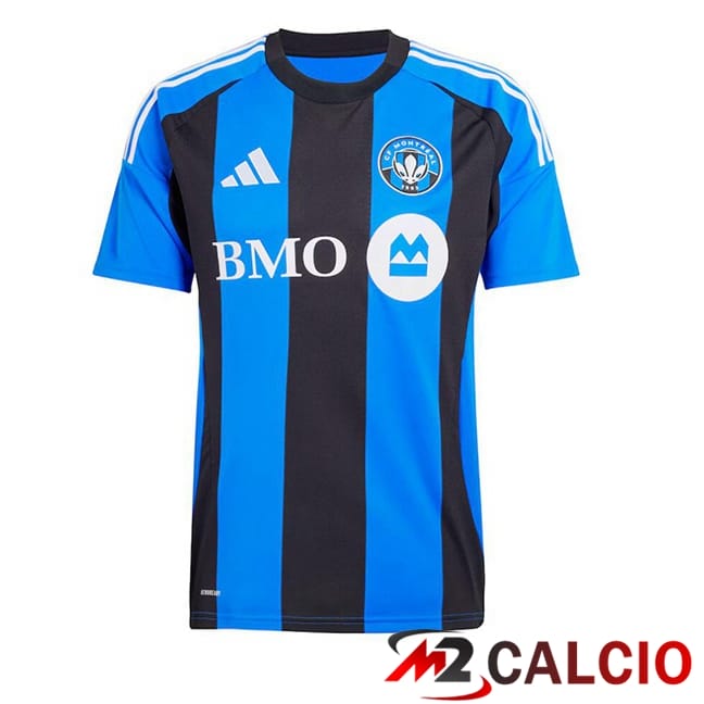 Maglie Calcio Personalizzate,Tute Calcio Squadre,Maglia Nazionale Italiana Calcio | Maglie Calcio CF Montréal Prima Blu Nero 2025/2026