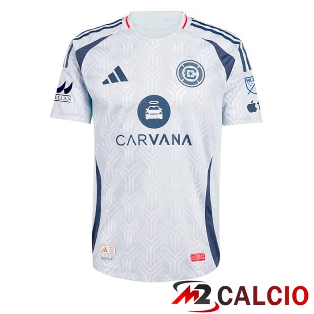 Maglie Calcio Personalizzate,Tute Calcio Squadre,Maglia Nazionale Italiana Calcio | Maglie Calcio Chicago Fire FC Seconda Bianco 2025/2026