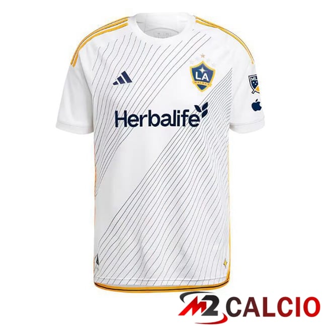 Maglie Calcio Personalizzate,Tute Calcio Squadre,Maglia Nazionale Italiana Calcio | Maglie Calcio LA Galaxy Prima Bianco 2025/2026