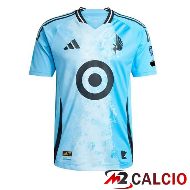 Maglie Calcio Personalizzate,Tute Calcio Squadre,Maglia Nazionale Italiana Calcio | Maglie Calcio Minnesota United Seconda Blu Bianco 2025/2026