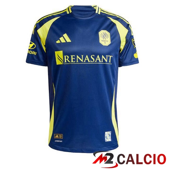 Maglie Calcio Personalizzate,Tute Calcio Squadre,Maglia Nazionale Italiana Calcio | Maglie Calcio Nashville SC Seconda Blu Reale 2025/2026