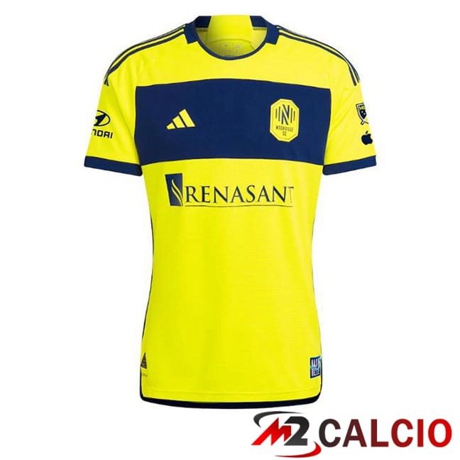Maglie Calcio Personalizzate,Tute Calcio Squadre,Maglia Nazionale Italiana Calcio | Maglie Calcio Nashville SC Prima Giallo 2025/2026