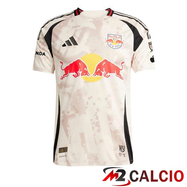Maglie Calcio Personalizzate,Tute Calcio Squadre,Maglia Nazionale Italiana Calcio | Maglie Calcio New York Red Bulls Seconda Giallo 2025/2026