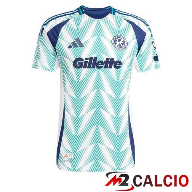 Maglie Calcio Personalizzate,Tute Calcio Squadre,Maglia Nazionale Italiana Calcio | Maglie Calcio New England Revolution Seconda Verde Bianco 2025/2026