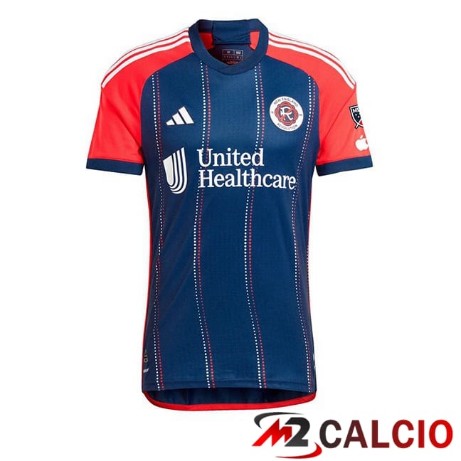 Maglie Calcio Personalizzate,Tute Calcio Squadre,Maglia Nazionale Italiana Calcio | Maglie Calcio New England Revolution Prima Blu 2025/2026