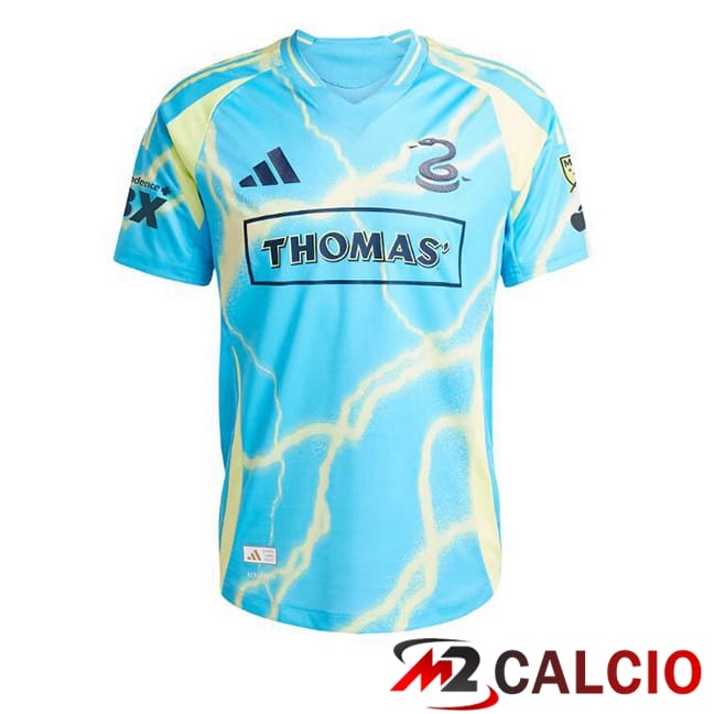 Maglie Calcio Personalizzate,Tute Calcio Squadre,Maglia Nazionale Italiana Calcio | Maglie Calcio Philadelphia Union Seconda Blu 2025/2026