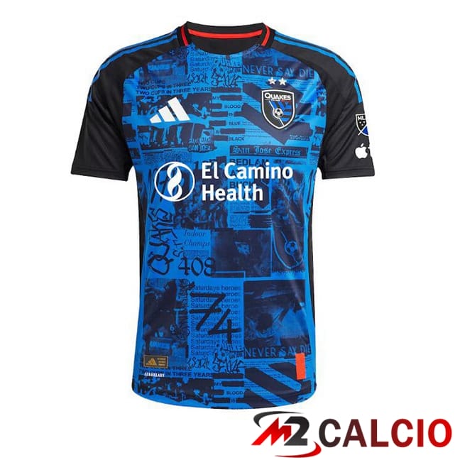 Maglie Calcio Personalizzate,Tute Calcio Squadre,Maglia Nazionale Italiana Calcio | Maglie Calcio San Jose Earthquakes Prima Blu 2025/2026