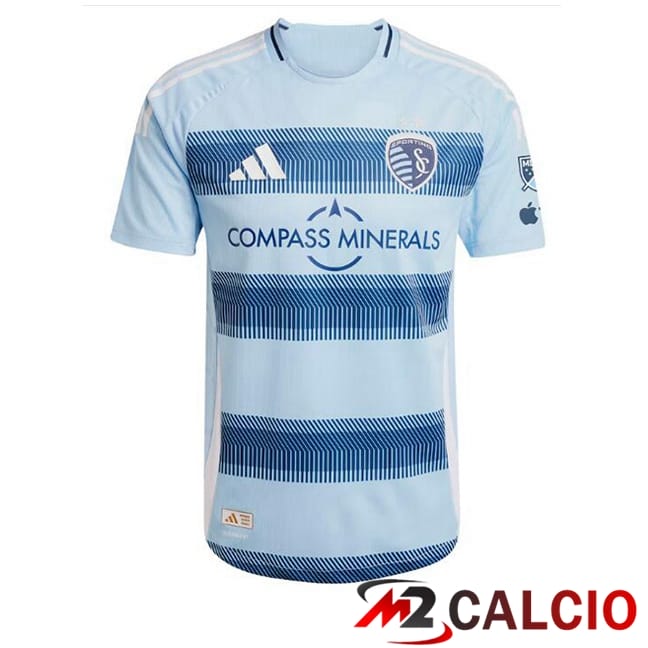 Maglie Calcio Personalizzate,Tute Calcio Squadre,Maglia Nazionale Italiana Calcio | Maglie Calcio Sporting Kansas Prima Blu 2025/2026