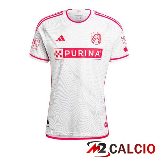 Maglie Calcio Personalizzate,Tute Calcio Squadre,Maglia Nazionale Italiana Calcio | Maglie Calcio St.Louis City FC Seconda Bianco 2025/2026