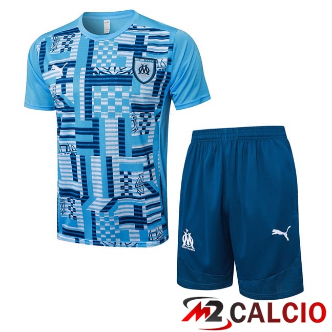 Maglie Calcio Personalizzate,Tute Calcio Squadre,Maglia Nazionale Italiana Calcio | Insieme T Shirt Allenamento Marsiglia OM + Pantaloncini Blu 2025/2026 Maglie Calcio Personalizzate,Tute Calcio Squadre,Maglia Nazionale Italiana Calcio | Insieme T Shirt Allenamento Marsiglia OM + Pantaloncini Blu 2025/2026