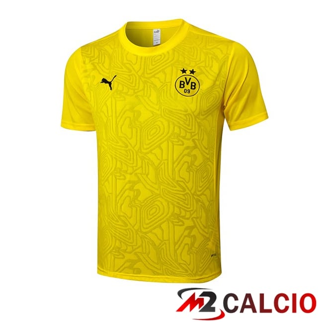 Maglie Calcio Personalizzate,Tute Calcio Squadre,Maglia Nazionale Italiana Calcio | T Shirt Allenamento Dortmund BVB Giallo 2025/2026