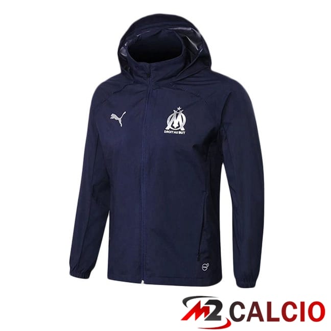 Maglie Calcio Personalizzate,Tute Calcio Squadre,Maglia Nazionale Italiana Calcio | Giacca A Vento Marsiglia OM Blu Reale 2025/2026