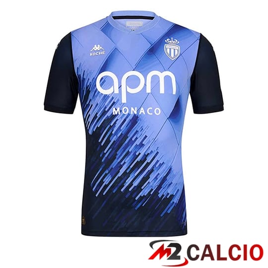 Maglie Calcio Personalizzate,Tute Calcio Squadre,Maglia Nazionale Italiana Calcio | Maglie Calcio AS Monaco Special Edition Blu 2024/2025